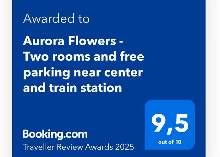 Aurora Flowers - Two And Free Parking Near Center And Train Station Appartement